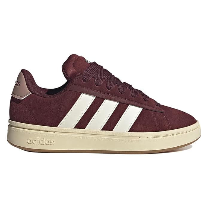 Adidas Women Grand Court Alpha 2.0 Sports Shoes Burgundy 5
