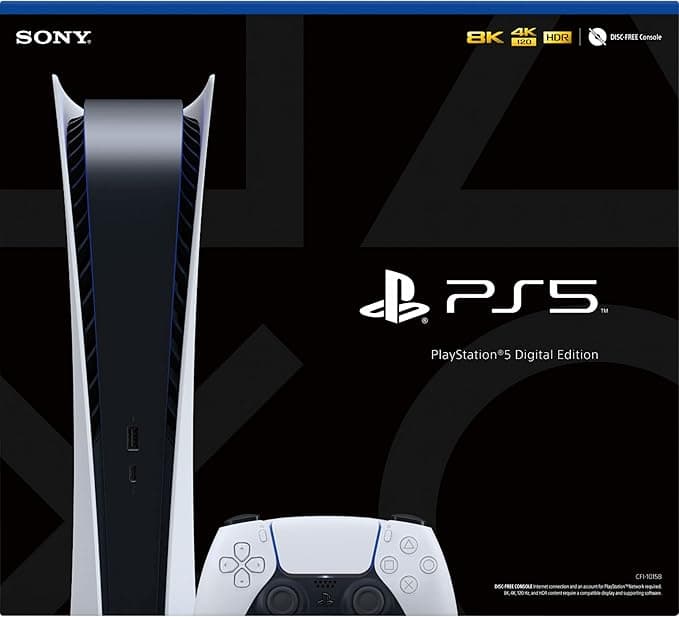 PS5 - Sony PlayStation 5 Digital Edition Gaming Console